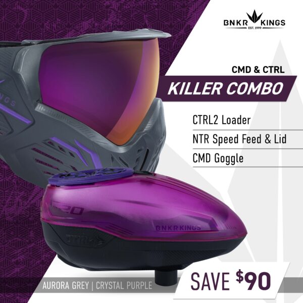 Combo Killer - CMD & CTRL2 - Aurora Gray / Crystal Purple