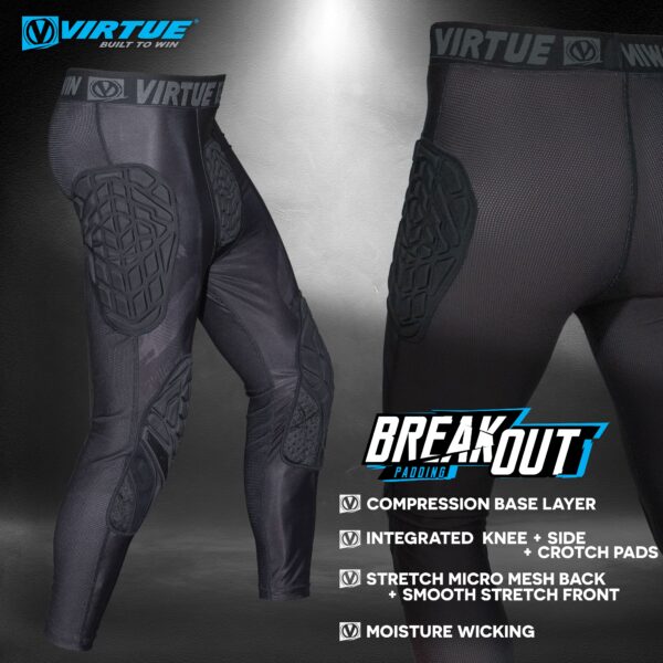Virtue Breakout Pantalones de compresión acolchados