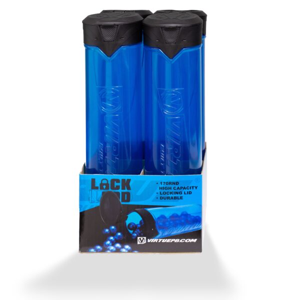 Virtue V2 Lock Pod - Blue - 170rnd Lock Lid Pod - 4 Pack - Image 2